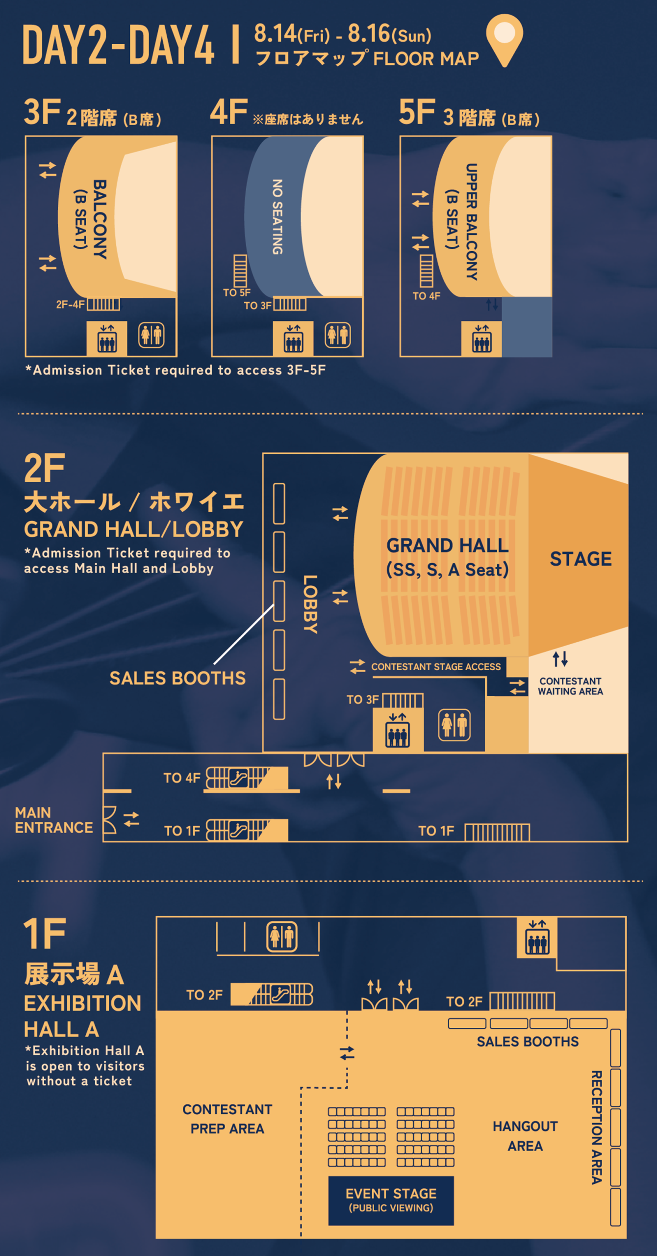Floor Map DAY 2-4